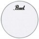 Pearl PTH 24CEQPL - Pelle Risonante Grancassa 24” - Bianca con logo grande nero Pearl 