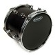 Evans B10ONX2 - Onyx black Coated - Pelle nera opaca sabbiata doppio strato 10” 