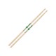 Pro-Mark TXR747W “- The Natural” American Hickory ROCK - Logo Verde - Punta Legno